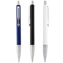 Penna roller Vector. Semplice, essenziale e affidabile: Vector si distingue per la sua qualit e adattabilit. Confezione regalo Parker inclusa. Articolo fornito con un refill roller. Design esclusivo. Fusto di plastica con finiture in acciaio inox. 