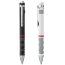 	Multipenna Tikky. Penna multifunzione con impugnatura gommata e meccanismo "a vista magica" che la trasforma in matita (punta da 0,7 mm) o in penna a sfera per disegnare, scrivere o evidenziare. Tienila in mano, trova l