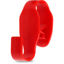 GANCIO IN PLASTICA 
per appendere borse e sacchetti al carrello della spesa.  
Materiale: plastica 
Dimensioni: 7,8x3,6x4,7 cm.

