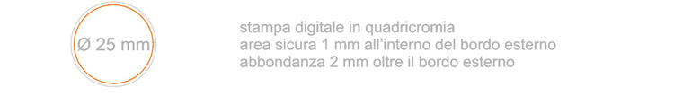 Spillette tonde cm 2.5