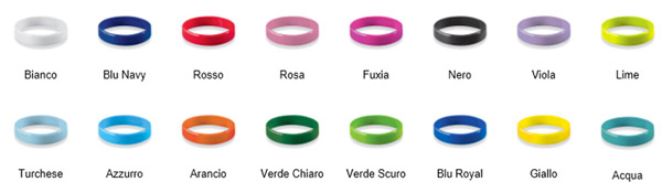 Braccialetti personalizzati in silicone 