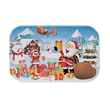 Variante colore Puzzle natalizio in legno 