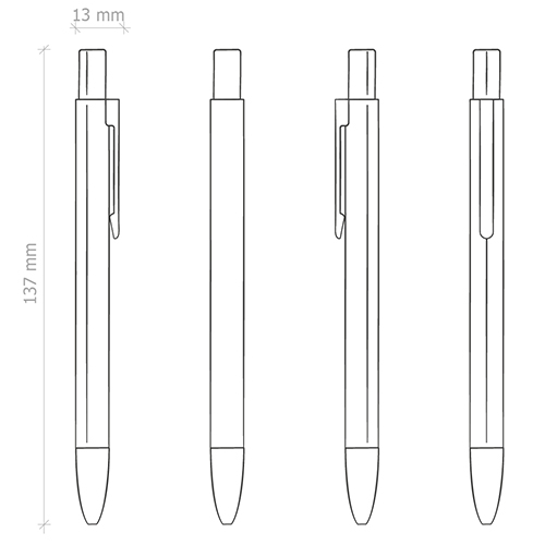 Variante colore Penna triangolare
