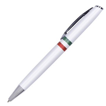 Penna in ABS con particolari tricolore