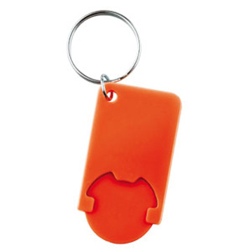 Variante colore Portachiavi in plastica con gettone