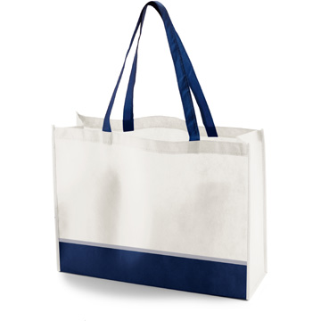 Shopper in TNT con soffietto