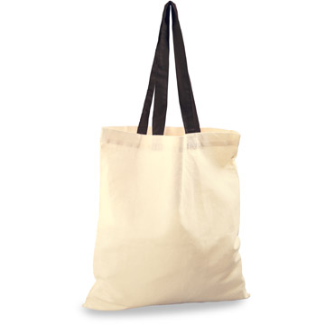 Variante colore Shopper piatta in cotone pesante