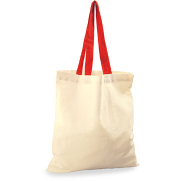 Variante colore Shopper piatta in cotone pesante