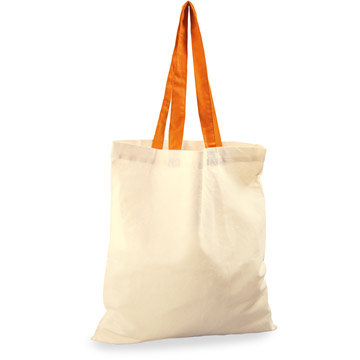 Variante colore Shopper piatta in cotone pesante