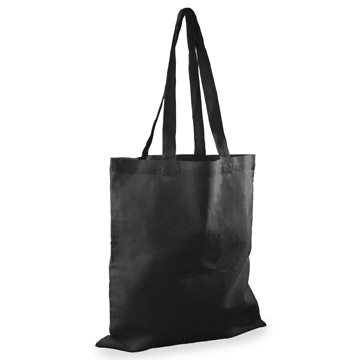 Variante colore Shopper piatta in cotone molto pesante