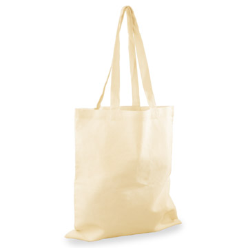 Variante colore Shopper piatta in cotone molto pesante