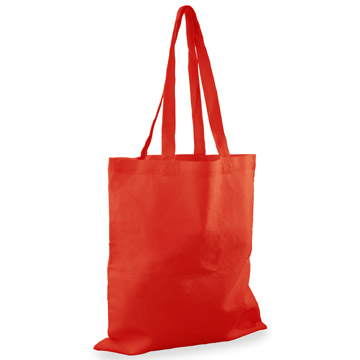 Variante colore Shopper piatta in cotone molto pesante