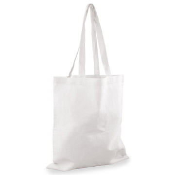 Variante colore Shopper piatta in cotone molto pesante