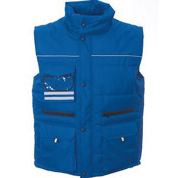Variante colore Gilet in polyestere pongee impermeabile