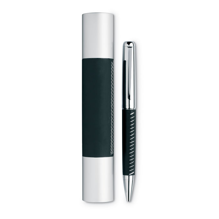 Penna con astuccio cilindrico