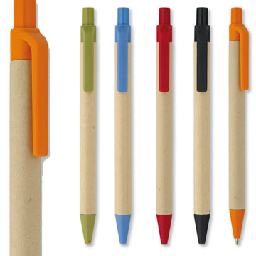 Penna in cartone riciclato