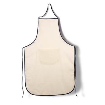 GREMBIULE DA CUCINA in cotone 100% con bordino a contrasto