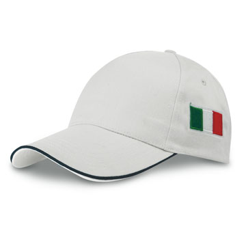 Variante colore Cappellino bandiera Italiana