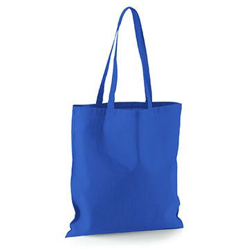 Variante colore Shopper piatta in cotone pesante