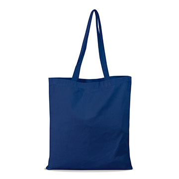 Variante colore Shopper piatta in cotone pesante