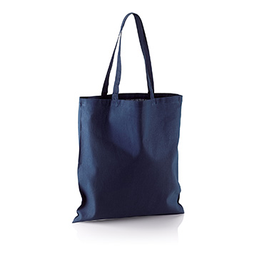 Variante colore Shopper piatta in cotone pesante