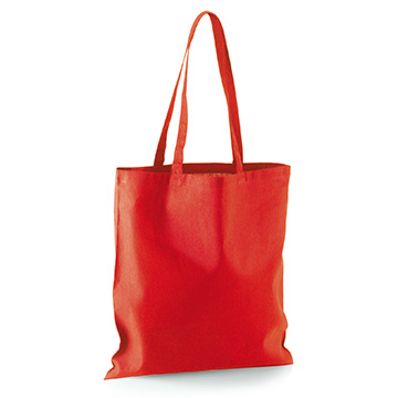 Variante colore Shopper piatta in cotone pesante