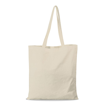 Variante colore Shopper piatta in cotone pesante