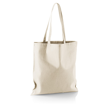 Variante colore Shopper piatta in cotone pesante
