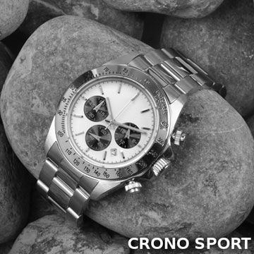 Orologio analogico al quarzo cronografo Mod Crono sport