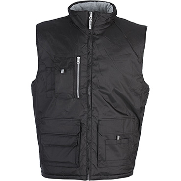 Gilet multitasche in polyestere pongee