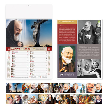 Calendario mensile Padre Pio