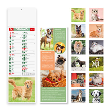 Calendario shilouette