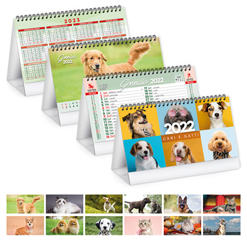 Calendario spiralato da tavolo