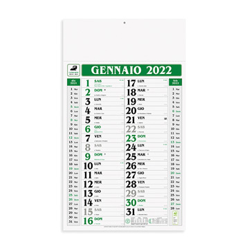 Variante colore Calendario Olandese Gigante
