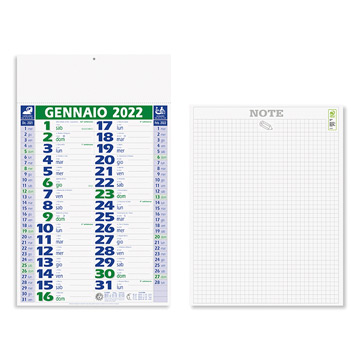 Variante colore Calendario Olandese Green