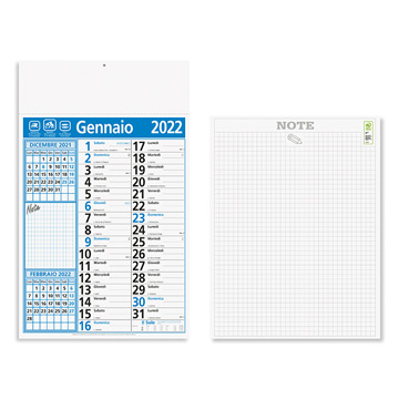 Variante colore Calendario Olandese Notes