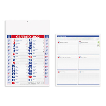 Variante colore Calendario Olandese Medio