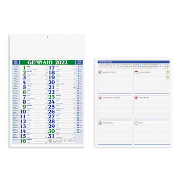 Variante colore Calendario Olandese Medio