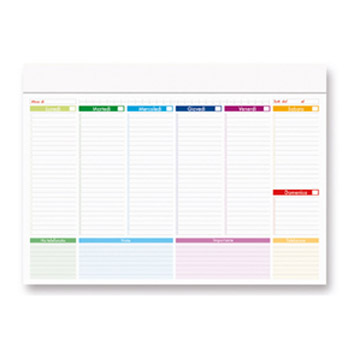 Mini Planning Multicolor