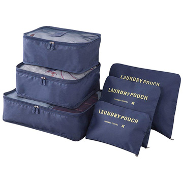 Set 6 organizer per valigia/viaggio 