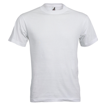Variante colore T-shirt bianca girocollo
