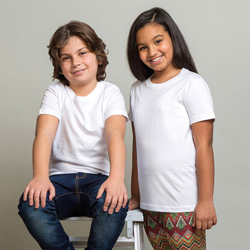 T-shirt ragazzo bianca
