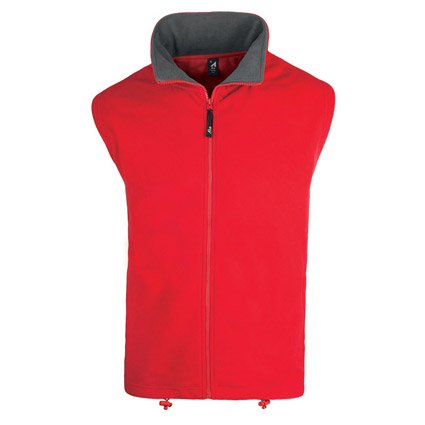 Variante colore Gilet in Pile con collo a lupetto