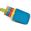 Porta carte di credito con bottone magnetico