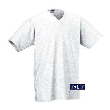 Variante colore UOMO: T-shirt colorata collo a V
