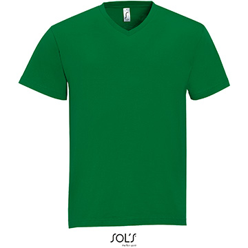 Variante colore UOMO: T-shirt colorata collo a V