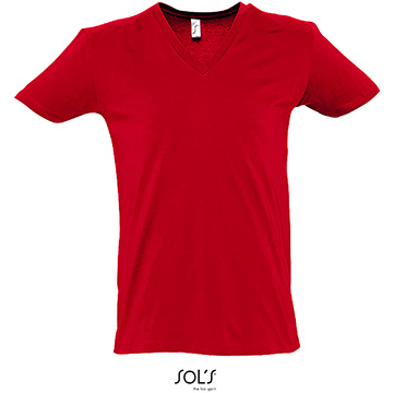 Variante colore T-shirt uomo scollo a V profondo