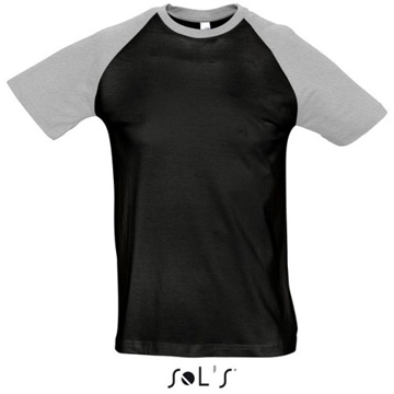 Variante colore UOMO: T-shirt bicolore girocollo