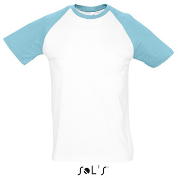 Variante colore UOMO: T-shirt bicolore girocollo