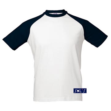 Variante colore UOMO: T-shirt bicolore girocollo